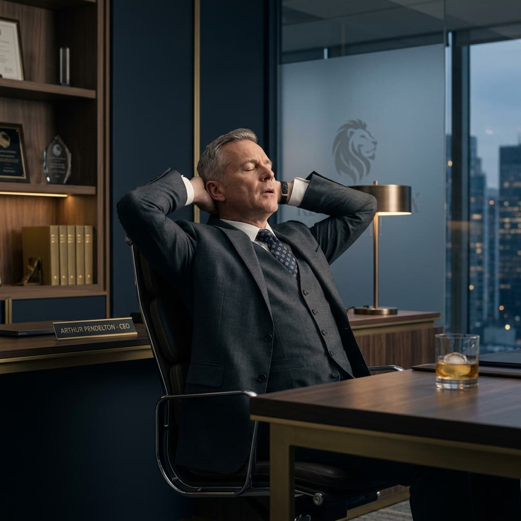 Business Owner Relaxing