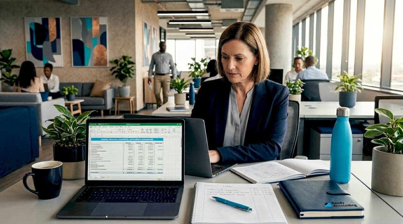 Prepare annual financial statements for your company