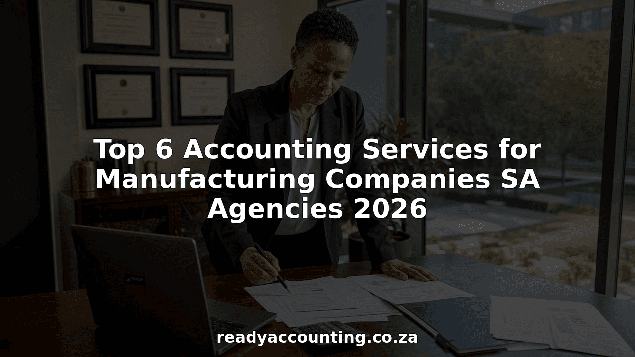 Top 6 Accounting Services for Manufacturing Companies SA Agencies 2026