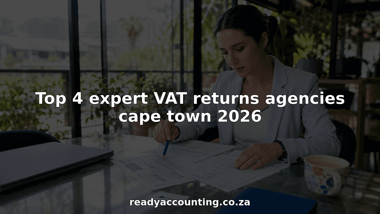 Top 4 expert VAT returns agencies cape town 2026